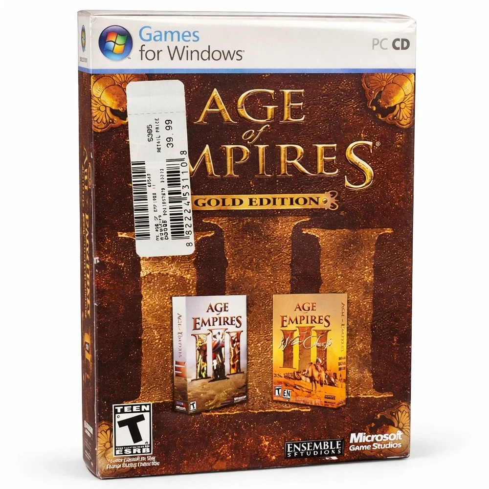 Age of Empires III Gold Edition PC Game Complete Slipcover Manuals Discontinued